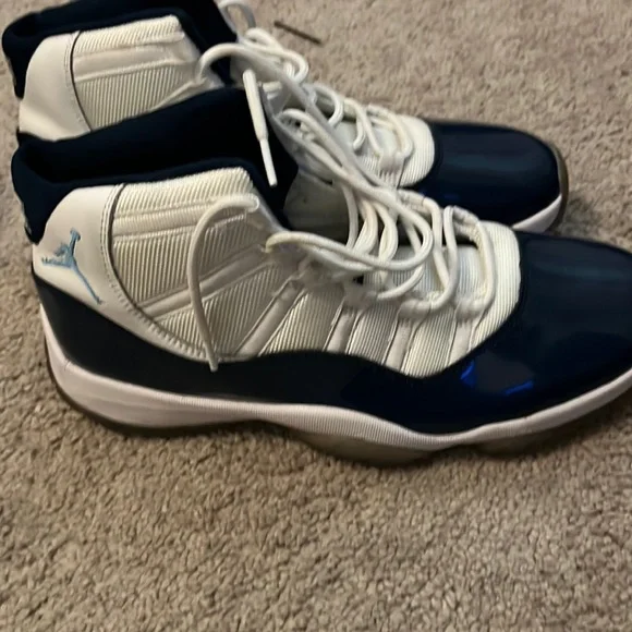 Nike | Shoes | Used Jordan 1 Navy Blue Size 11 | Poshmark display picture 3
